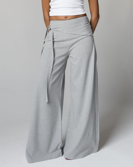 The Gray Wrap Pants