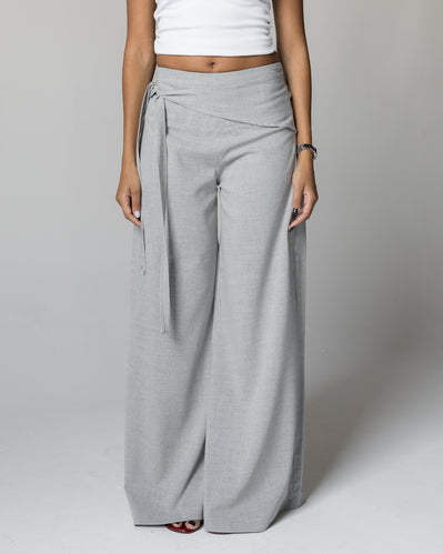 THE Gray Wrap Pants