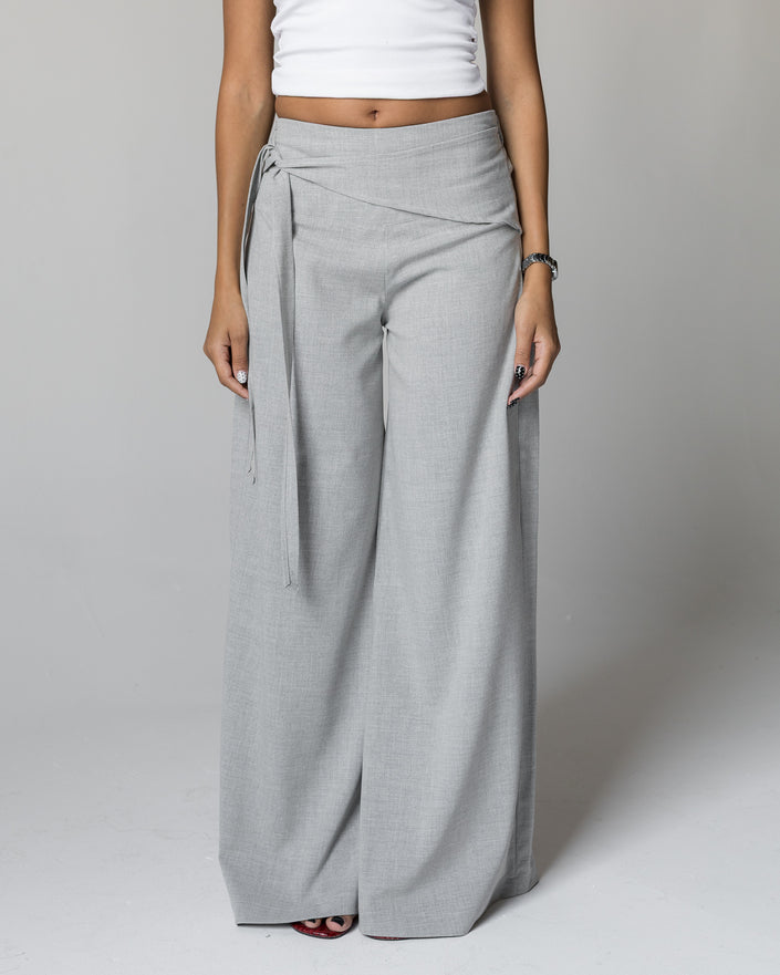 THE Gray Wrap Pants