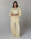 THE Butter-Yellow Linen Set