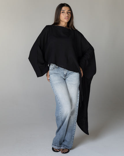 Black Flow Top