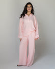 THE Powder-Pink Linen Set