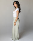 The Pale Green Wrap Pants