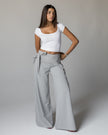 THE Gray Wrap Pants