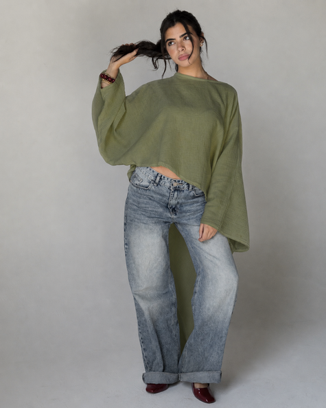 Pistachio Flow Top