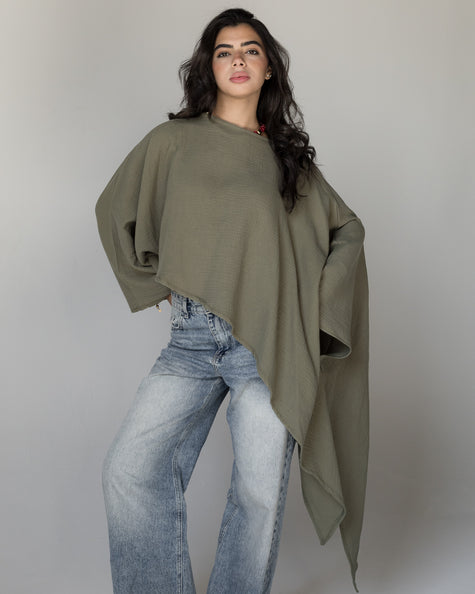 Olive Flow Top