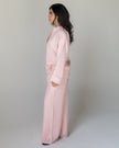 THE Powder-Pink Linen Set