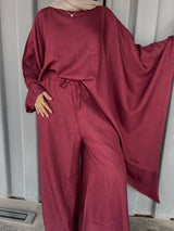 Burgundy Flow Set