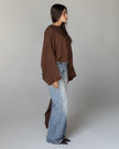 Brown Flow Top