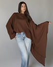 Brown Flow Top