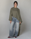 Olive Flow Top