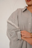 THE Gray Striped Shirt