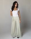 The Pale Green Wrap Pants