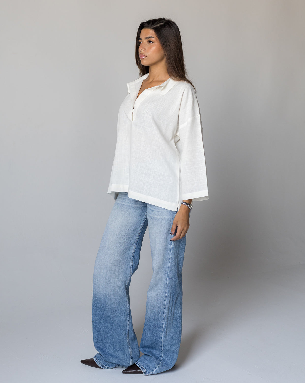 THE Linen Blouse