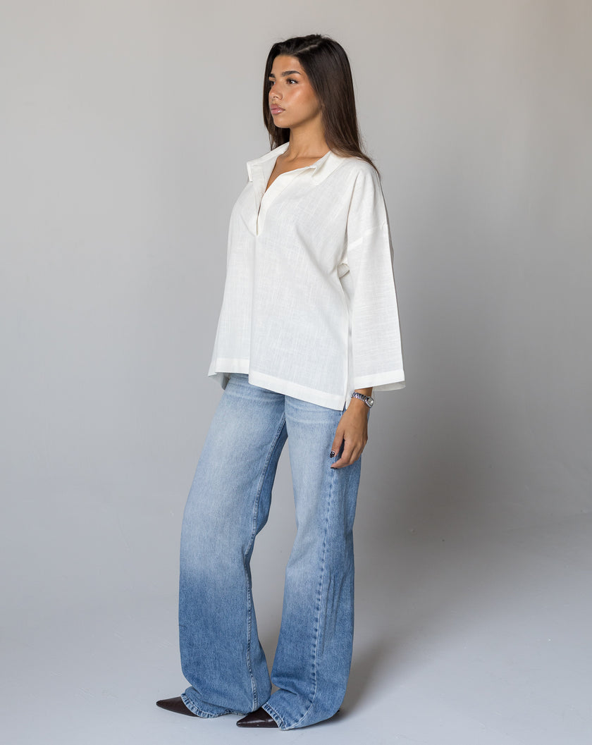 THE Linen Blouse