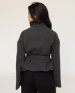 Gray Collar Coat