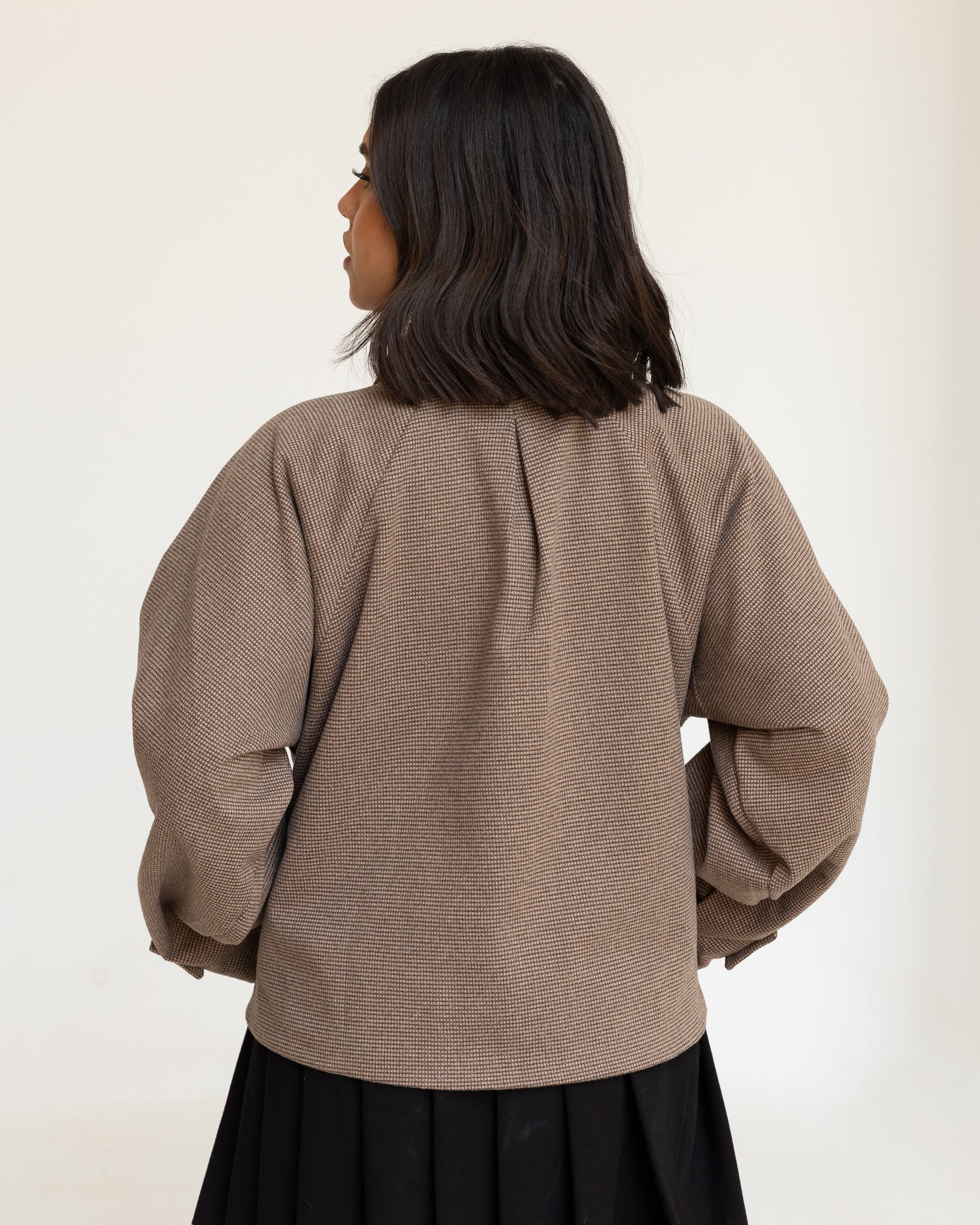 Sand Funnel Neck Jacket