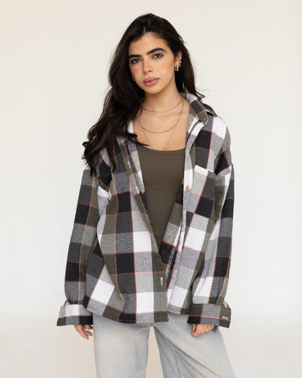 Matcha Plaid Shirt