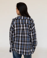 Navy Plaid Shirt