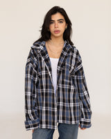 Navy Plaid Shirt