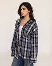 Navy Plaid Shirt