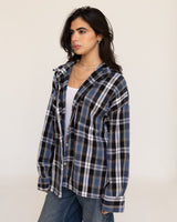 Navy Plaid Shirt