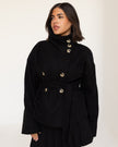 Black Collar Coat