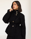 Black Collar Coat