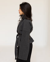 Gray Collar Coat