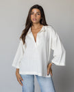 THE Linen Blouse