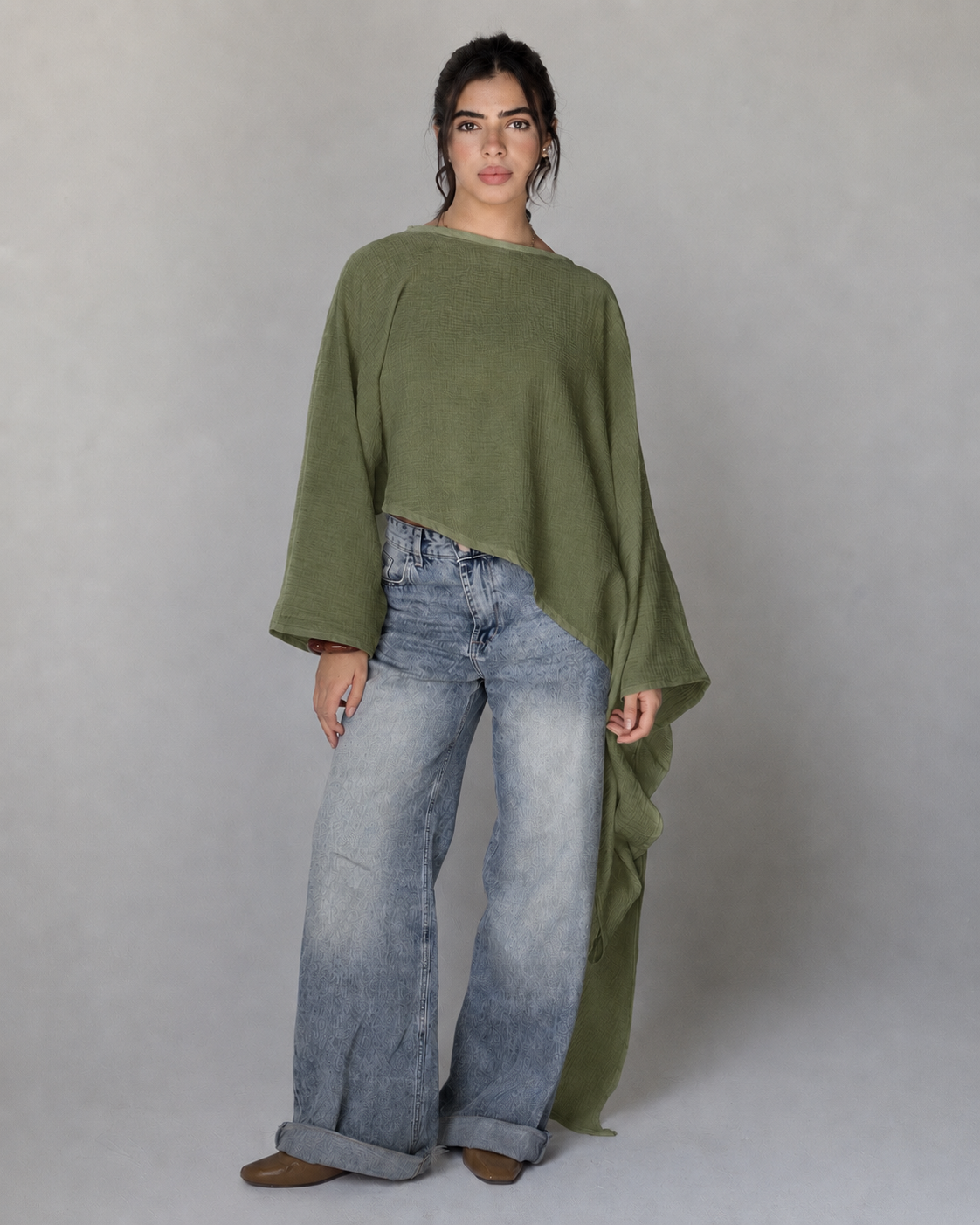 Pistachio Flow Top